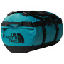 Reisetasche The North Face Base Camp Duffel - S 2023 schwarz/türkis Harbor Blue/Tnf Black