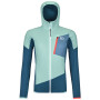 Damenjacke Ortovox Ladiz Hybrid Jacket W blau Petrol Blue