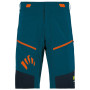 Herrenshorts Karpos Rapid Baggy Short schwarz Indigo B./Black/Green Fluo