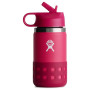 Kindertrinkflasche Hydro Flask Kids Wide Mouth 12 oz Straw Lid/Boot
