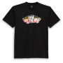Herren-T-Shirt Vans OTW Inflamed-B schwarz Black