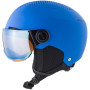 Kinder Skihelm Alpina Zupo Visor Q Lite blau modrá