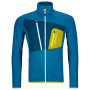 Herren-Sweatshirt Ortovox Fleece Grid Jacket hellblau Heritage Blue