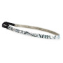 Stirnband Bjež stylová 10 mm weiß/grau