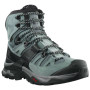 Damen Trekkingschuhe Salomon Quest 4 Gore-Tex hellblau Slate