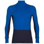Herren Funktions-Sweatshirt Icebreaker ZoneKnit™ 260 LS Half Zip blau lazurite/royal navy/snow/cb