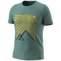 Herren-Funktionsshirt Dynafit Transalper Graphic S/S Tee M blau/grün 3091 - atlantic/2050