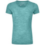 Damen-Funktionsshirt Ortovox 150 Cool Clean Ts W hellblau ice waterfall blend