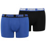 Herren-Boxershorts Puma Basic Boxer 2P blau/schwarz Blue