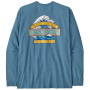 Herren-T-Shirt Patagonia Long-Sleeved Great Waves Responsibili-Tee