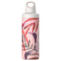 Edelstahl-Thermoflasche Kambukka Reno Insulated 500 ml rosa Monstera Leaves