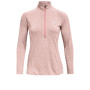 Damen-Funktionsshirt Under Armour Tech 1/2 Zip - Twist 2022 hellrosa PNK