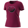 Damen-T-Shirt Dynafit Artist Series Co T-Shirt W rot beet red/BOTTLE