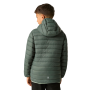 Kinder Winterjacke Regatta Junior Hooded Marizion Dark Forrest Green