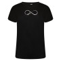 Damen-T-Shirt Dare 2b Crystallize Grphic schwarz Black