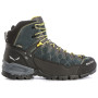 Herrenschuhe Salewa MS Alp Trainer MID GTX grau/grün Carbon/Ringlo