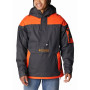Herrenjacke Columbia Challenger PO schwarz/rot SharkRedQuartz