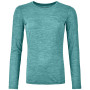 Damen-Funktionsshirt Ortovox 150 Cool Clean Ls W blau ice waterfall blend