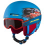 Set Helm und Brille Alpina Zupo Disney set blau modrá