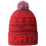 Mütze The North Face Ski Tuke rot Cordovan/Horizon Red