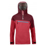 Damenjacke Ortovox Corvara Anorak rot HotCoral