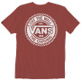 Herren-T-Shirt Vans Original Checkerboard C SS rot Chili Oil