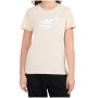Damen-T-Shirt 4F Tshirt F3488 beige Creme