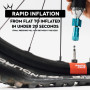 Handpumpe Peaty´s Holeshot Co2 Pumpa + Bombičky 2 Ks - Mtb
