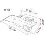 Abwassertank Fiamma Roll Tank 23 F