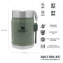 Thermobehälter fürs Essen Stanley mit Löffel/Gabel 400 ml