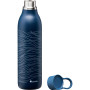 Thermoflasche Aladdin CityLoop Thermavac eCycle 600 ml blau/weiß Deep Navy