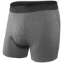 Boxershorts Saxx Platinum Boxer Brief Fly grau DkCharcoalHeather