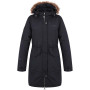 Damen-Wintermantel Husky Nelidas L schwarz black