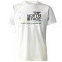 Herren-T-Shirt The North Face Foundation Graphic Tee S/S weiß GARDENIA WHITE/TNF BLACK