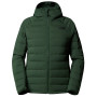 Damenjacke The North Face W Belleview Stretch Down Hoodie grün PINE NEEDLE