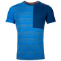 Herren-Funktionsshirt Ortovox 185 Rock'N'Wool Short Sleeve blau JustBlue