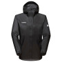 Herrenjacke Mammut Kento Light HS Hooded Jacket Men schwarz black-white