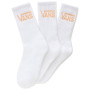 Damensocken Vans Wm Classic Crew 6.5-10 3Pk weiß White/Coral Sands