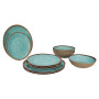 Geschirrset Bo-Camp Halo 12 100% Melamine hellblau Aqua