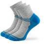Socken Zulu Merino Lite Men 3 pack grau/blau
