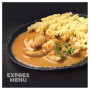 Fertigessen Expres menu KM Hähnchen mit Paprika und Nudeln