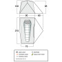 Ultraleichtes Zelt Force Ten Radon UL 1