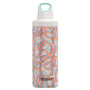 Edelstahl-Thermoflasche Kambukka Reno Insulated 500 ml weiß/orange Crazy for Dots