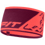 Stirnband Dynafit Leopard Logo Headband orange/weinfarbe hot coral