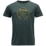 Herren-T-Shirt Devold 1853 Man Tee dunkelgrün Woods