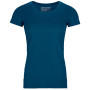 Damen-Funktionsshirt Ortovox 120 Cool Tec Clean Ts W 2022 hellblau Petrol Blue