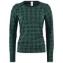 Damen-T-Shirt Kari Traa Rose Light Ls grün/schwarz Pine