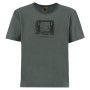 Herren-T-Shirt E9 Van grau/grün Agave