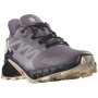 Damen Laufschuhe Salomon Supercross 4 lila/schwarz Moonscape / Black / Tender Peach