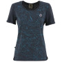 Damen-T-Shirt E9 Anita grau/blau Ocean Blue